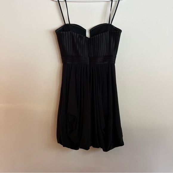 BCBGMAXAZRIA MARTA BLACK ALENE CORSET STYLE COCKTAIL DRESS JYX6U398 SIZE 6 - Picture 4 of 6